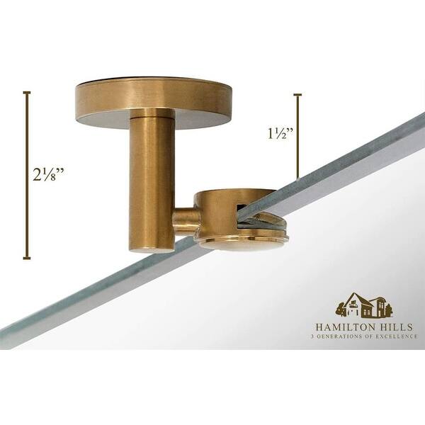 24" x 36" Oval Round Black Pivot Mirror Bed Bath & Beyond 37039566